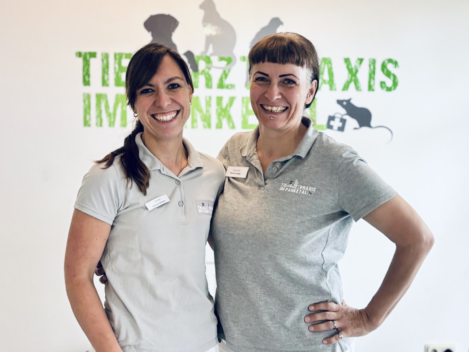 Lisanne Altmann und Bianca Lange – Inhaberinnen der Tierarztpraxis im Panketal